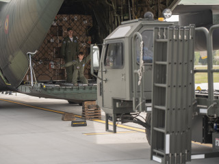 Misiuni de transport a unor echipamente medicale din Germania Foto:Laurențiu Turoi