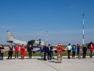 Misiune a Forțelor Aeriene Române de transport persoane și echipament medical din Italia Foto: