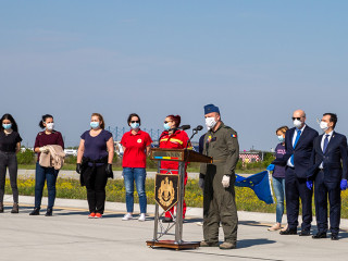 Misiune a Forțelor Aeriene Române de transport persoane și echipament medical din Italia Foto: