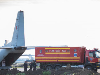 Misiune de transport aerian în Spania Foto:Laurențiu Turoi