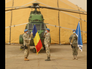 CARPATHIAN PUMAS - finalizarea predării-primirii responsabilităților în cadrul MINUSMA între cele două rotații Foto: