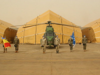 CARPATHIAN PUMAS - finalizarea predării-primirii responsabilităților în cadrul MINUSMA între cele două rotații Foto: