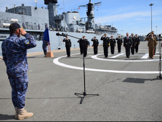 Puitorul de mine „Viceamiral Constantin Bălescu” s-a întors acasă Foto: