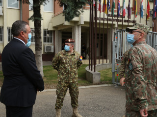 Vizita de lucru la Comandamentul multinațional de divizie de Sud-Est a comisiilor parlamentare pentru apărare, ordine publică și siguranță națională Foto:Vali Ciobârcă
