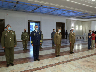 AABMilitari americani felicitați de conducerea MApN Foto: