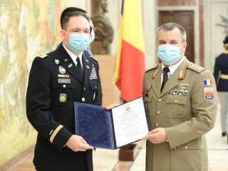 AAEMilitari americani felicitați de conducerea MApN Foto: