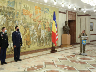 AAGMilitari americani felicitați de conducerea MApN Foto: