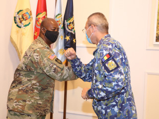 Locțiitorul șefului Gărzii Naționale Alabama, în vizită la locțiitorul șefului Statului Major al Apărării Foto: