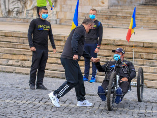 șeful Statului Major al Apărării, la startul „ștafetei Veteranilor” Foto: