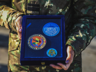 Ceremonia de încheiere a misiunii Forțelor Aeriene Române in Mali Foto:Bogdan Pantilimon