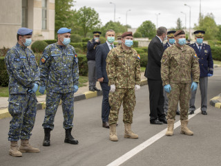 Repatrierea personalului medical militar, parte a echipei trimisă de România în sprijinul sistemului medical din Republica Moldova