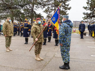 Ceremonia de predare-primire a comenzii Comandamentului comunicațiilor și informaticii Foto: