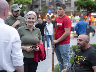 Ziua Eroilor – retragere cu torte și proiecție video mapping 3D Foto:Laurențiu Turoi