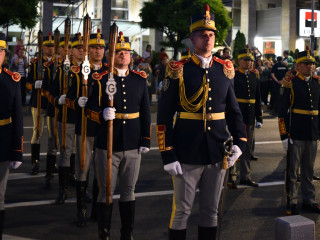 Ziua Eroilor – retragere cu torte și proiecție video mapping 3D Foto:Alexandru Badea