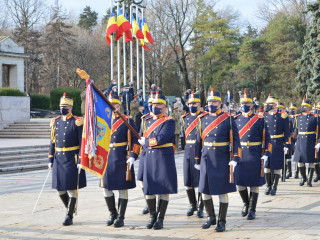 Ceremonie la Mormântul Ostașului Necunoscut Foto:Costel Pătrașcu