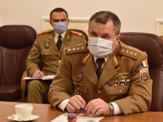 Întâlnirea șefului Statului Major al Apărării cu șeful Forțelor Terestre Elene Foto:Alexandru Badea