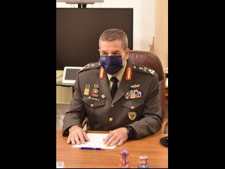 Întâlnirea șefului Statului Major al Apărării cu șeful Forțelor Terestre Elene Foto:Alexandru Badea