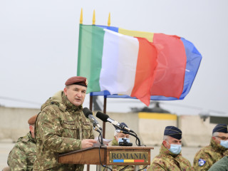 Certificarea detașamentului italian aflat în misiune în România Foto:Laurențiu Turoi