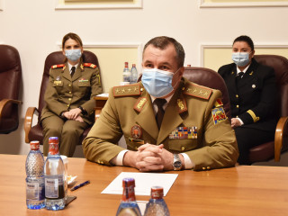 Întâlnirea șefului Statului Major al Apărării cu comandantul Flotei Franceze din Marea Mediterană Foto:Alexandru Badea