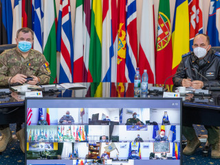 Participarea șefului Statului Major al Apărării la ședințele de bilanț ale Forțelor Navale și Forțelor Aeriene, pentru anul 2020 Foto: