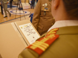 Cadouri pentru veteranii de război  Foto:Alexandru Badea