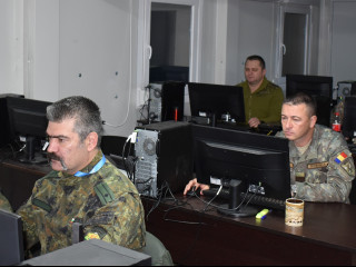 Ziua Distinșilor Vizitatori a exercițiului de comandament LOYAL LEDA 22 Foto:HQMNCSE