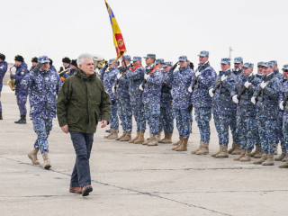 Vizita conducerii MApN în Baza 57 Aeriană Mihail Kogălniceanu Foto:Laurențiu Turoi