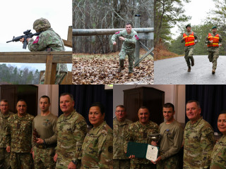 „Emblema de Onoare a Statului Major al Apărării” pentru câștigătorii competiției „Best Warrior” Foto:Alabama National Guard