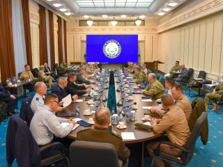 Întrevederi cu un grup de cursanți ai Universității Naționale de Apărare a SUA Foto:Alexandru Badea