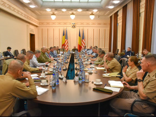 Întrevederi cu un grup de cursanți ai Universității Naționale de Apărare a SUA Foto:Alexandru Badea