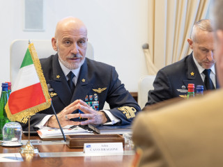 Vizita în Republica Italiană a șefului Statului Major al Apărării Foto: