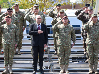 Ceremonia de predare-primire a comenzii Statului Major al Forțelor Terestre Foto:Alexandru Badea