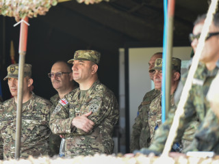 Ziua Distinșilor Vizitatori la exercițiul Dacian Strike 23 Foto:Alexandru Badea