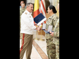 Distincții pentru reprezentanți ai Gărzii Naționale a statului american Alabama  Foto:Laurențiu Turoi