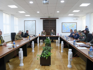 Vizita șefului Statului Major al Apărării în Republica Serbia Foto:Ministerul Apărării din Serbia