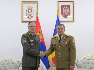 Vizita șefului Statului Major al Apărării în Republica Serbia Foto:Ministerul Apărării din Serbia