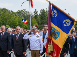 100 de ani de la punerea pietrei de temelie a Mausoleului Eroilor de la Mărășești Foto:Alexandru Badea