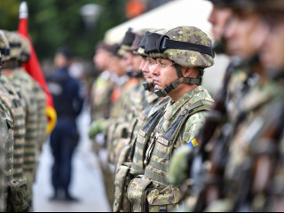 Ceremonia de înființarea Batalionului 24 Infanterie  <br/> Foto: Alexandru Badea