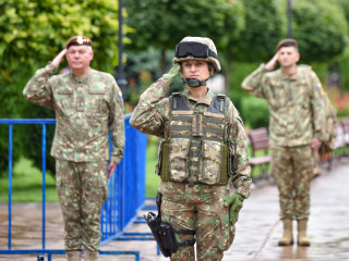 Ceremonia de înființarea Batalionului 24 Infanterie  <br/> Foto: Alexandru Badea
