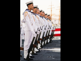 Corveta cu pavilion turcesc „Kinaliada”, în portul Constanța Foto:Laurențiu Turoi