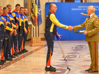 Distincții pentru echipa Invictus România Foto:Alexandru Badea