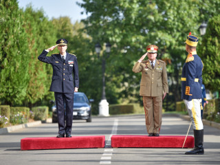 Vizita în România a comandantului suprem al Forțelor Armate Suedeze Foto:Alexandru Badea