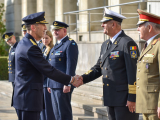 Vizita în România a comandantului suprem al Forțelor Armate Suedeze Foto:Alexandru Badea