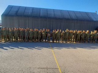 Ceremonie de rotație a Plutonului Manevră ALTHEA în teatrul de operații Bosnia și Herțegovina Foto:Comandamentul Forțelor Întrunite