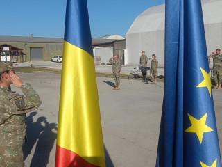 Ceremonie de rotație a Plutonului Manevră ALTHEA în teatrul de operații Bosnia și Herțegovina Foto:Comandamentul Forțelor Întrunite