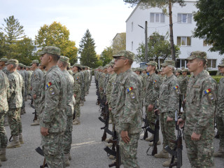 Depunerea jurământului militar la școala Militară de Maiștri Militari și Subofițeri a Forțelor Terestre Foto:Costel Pătrașcu