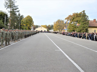 Depunerea jurământului militar la școala Militară de Maiștri Militari și Subofițeri a Forțelor Terestre Foto:Costel Pătrașcu