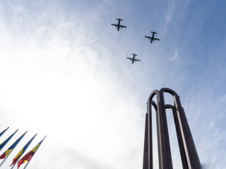 Ziua Armatei României, la Mormântul Ostașului Necunoscut  Foto:Laurențiu Turoi 