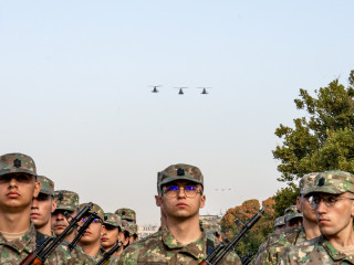 Ziua Armatei României, la Mormântul Ostașului Necunoscut  Foto:Laurențiu Turoi 