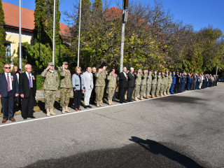 șeful Statului Major al Apărării, la ceremonia dedicată împlinirii a 75 de ani de la înființarea școlii de Instruire Interarme a Forțelor Terestre Foto:Costel Pătrașcu